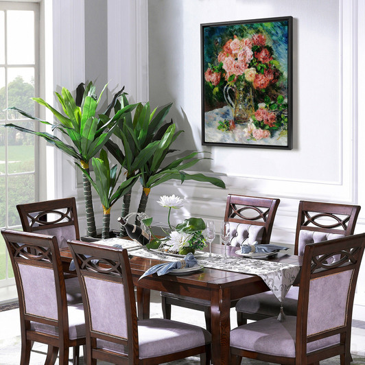 Pierre Auguste Renoir,Roses,large wall art,framed wall art,canvas wall art,large canvas,M6613