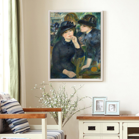 Pierre Auguste Renoir,Girls in black,large wall art,framed wall art,canvas wall art,large canvas,M6601
