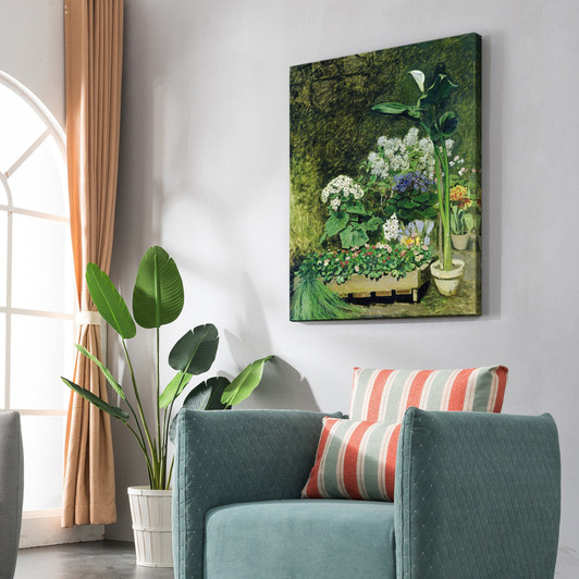 Pierre Auguste Renoir,Flowers in a Greenhouse,large wall art,framed wall art,canvas wall art,large canvas,M6597