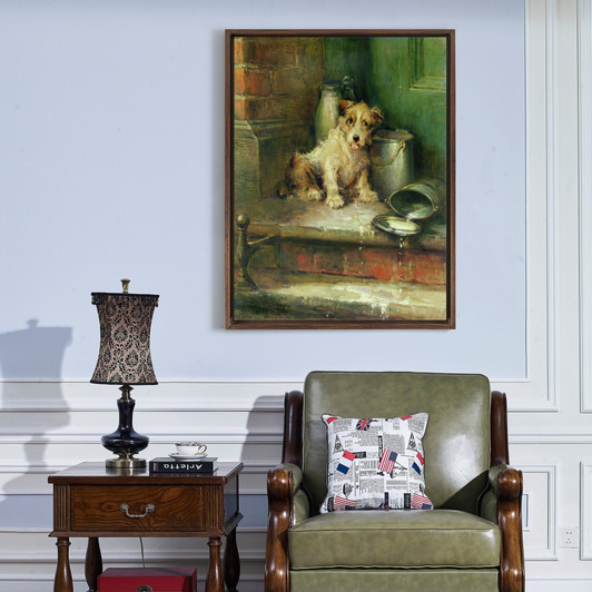 Philip Eustace Stretton,Spilt Milk,large wall art,framed wall art,canvas wall art,large canvas,M6574