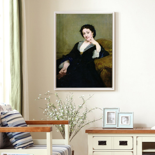 Paul Baudry,Madeleine Brohant 1833-1900 Of The Comedie-francaise,large wall art,framed wall art,canvas wall art,large canvas,M6504