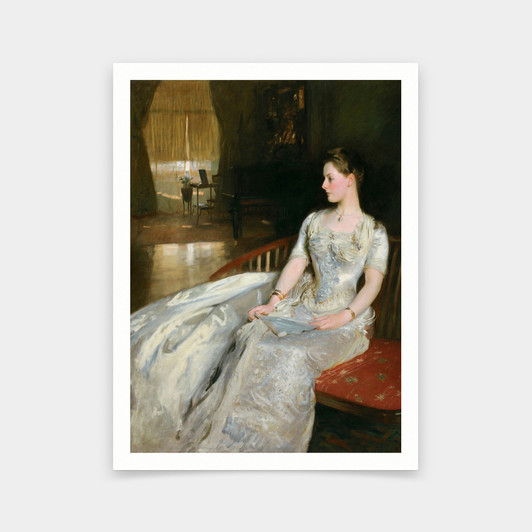 John Singer Sargent,Mrs. Cecil Wade,art prints,Vintage art,canvas wall art,famous art prints,V6237