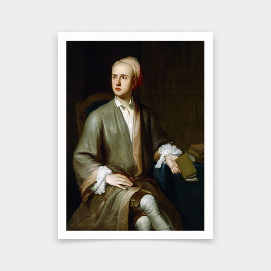 John Smibert,Edward Nightingale,art prints,Vintage art,canvas wall art,famous art prints,V6245