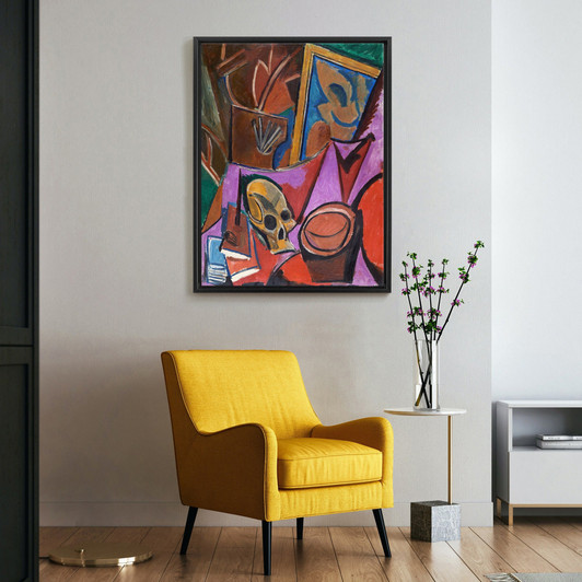Pablo Picasso,Composition with a skull ,large wall art,framed wall art,canvas wall art,large canvas,M6466