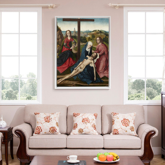 Master of the Legend of Saint Lucy,Pieta Triptych 02,large wall art,framed wall art,canvas wall art,large canvas,M6397