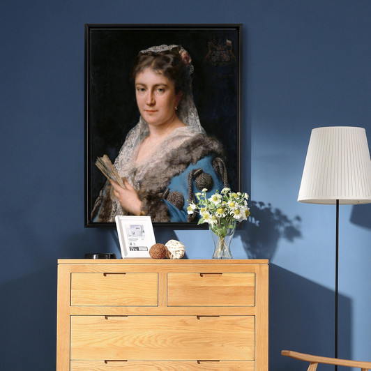 Karel Ooms,Madame Edith Marie Antoinette Constance van Eersel, the Artist's Wife,large wall art,framed wall art,canvas wall art,large,M6294