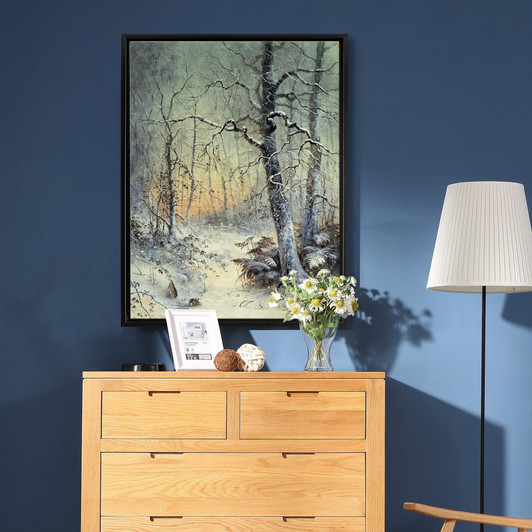 Joseph Farquharson,Winter Breakfast,large wall art,framed wall art,canvas wall art,large canvas,M6267