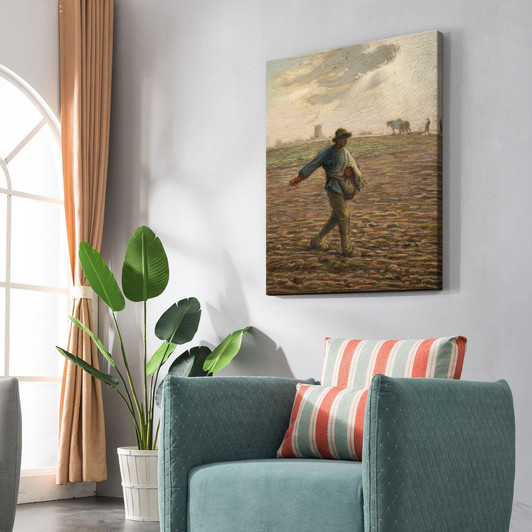 Jean-francois Millet,the Sower,large wall art,framed wall art,canvas wall art,large canvas,M6172