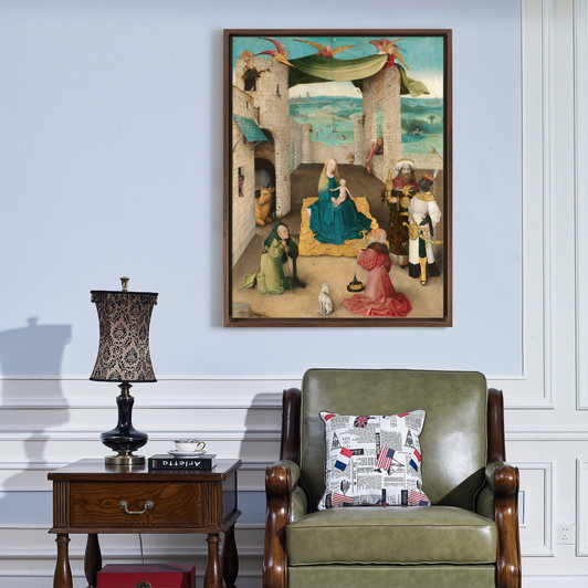 Hieronymus Bosch,The Adoration of the Magi,large wall art,framed wall art,canvas wall art,large canvas,M6014