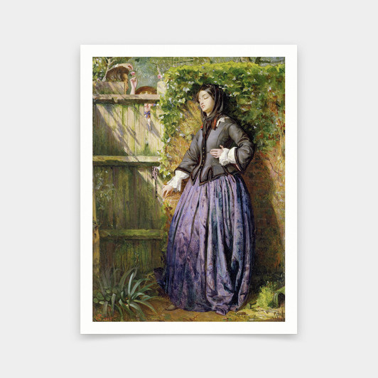 Philip Hermogenes Calderon,Broken Vows, 1857,art prints,Vintage art,canvas wall art,famous art prints,6577