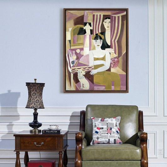 Gustave de Smet,The Dressing Room,large wall art,framed wall art,canvas wall art,large canvas,M5913