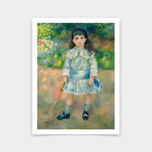 Pierre Auguste Renoir,Boy with a Whip,art prints,Vintage art,canvas wall art,famous art prints,V6593