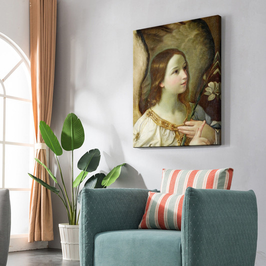 Guido Reni,Angel of the Annunciation,large wall art,framed wall art,canvas wall art,large canvas,M5878