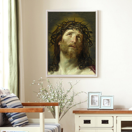 Guido Reni ,Head of Christ Crowned with Thorns,large wall art,framed wall art,canvas wall art,large canvas,M5877