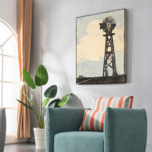 Georgia O'Keeffe,Windmill, 1916,large wall art,framed wall art,canvas wall art,large canvas,M5831