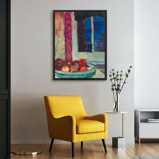 Georgia O'Keeffe,Untitled ,Bowl of Fruit, 1918,large wall art,framed wall art,canvas wall art,large canvas,M5830