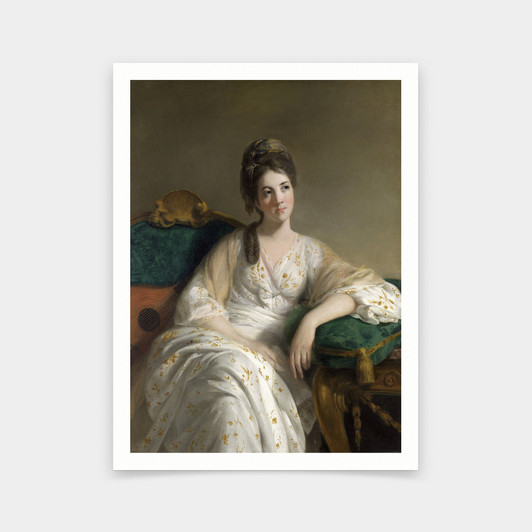 Tilly Kettle,Eleanor Francis Grant, portrait woman,art prints,Vintage art,canvas wall art,famous art prints,V6801