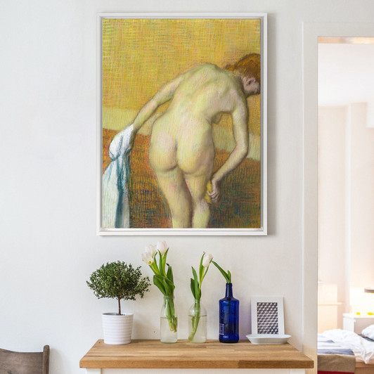 Edgar Degas,Woman Bathing, c. 1886,large wall art,framed wall art,canvas wall art,large canvas,M5562