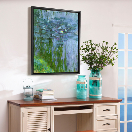 Claude Monet,Waterlilies by C Monet,large wall art,framed wall art,canvas wall art,large canvas,M5519