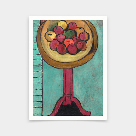 Henri Matisse,Bowl of Apples on a Table,art prints,Vintage art,canvas wall art,famous art prints,q481