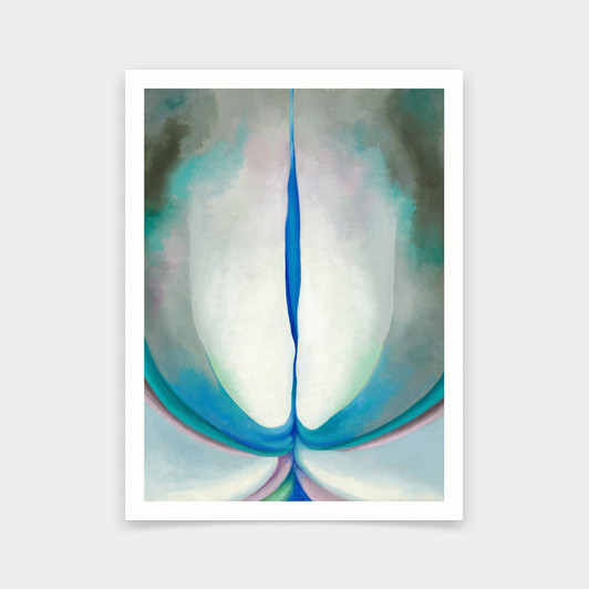 Georgia O'Keeffe,Blue Line,art prints,Vintage art,canvas wall art,famous art prints,q466