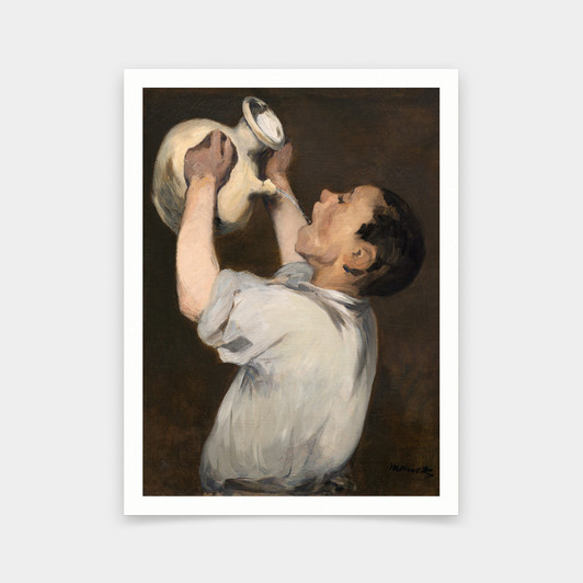 Edouard Manet,Boy with Pitcher,La Régalade,186272,art prints,Vintage art,canvas wall art,famous art prints,q436
