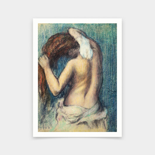 Edgar Degas,Woman Drying Herself ,art prints,Vintage art,canvas wall art,famous art prints,q433
