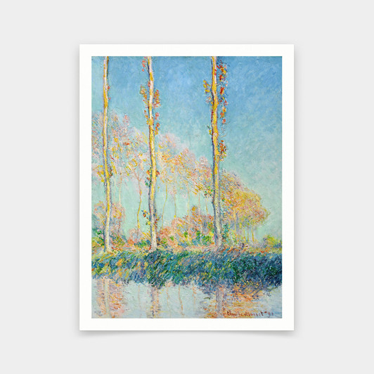 Claude Monet,Poplars,art prints,Vintage art,canvas wall art,famous art prints,q414
