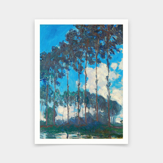 Claude Monet,Poplars on the Epte,art prints,Vintage art,canvas wall art,famous art prints,q413