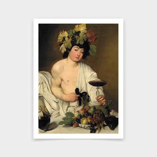 Caravaggio,Bacchus,art prints,Vintage art,canvas wall art,famous art prints,q399