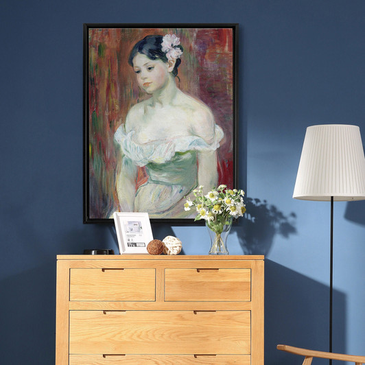 Berthe Morisot,A Young Girl,large wall art,framed wall art,canvas wall art,large canvas,M5407