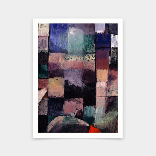 Paul Klee,On a Motif from Hammamet,Abstract print,art prints,Vintage art,canvas wall art,famous art prints,2V272