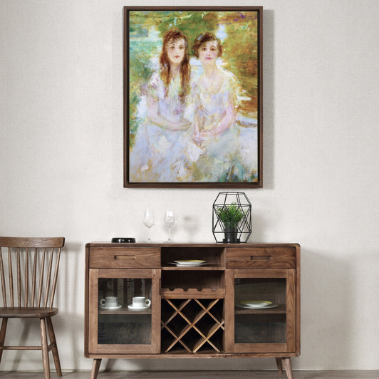 Ambrose McEvoy,Study of two young girls,large wall art,framed wall art,canvas wall art,large canvas,M5299
