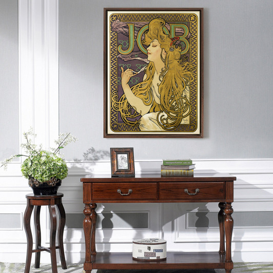 Alphonse Mucha,Job, Brand of Papers a Cigarette,large wall art,framed wall art,canvas wall art,large canvas,M5291