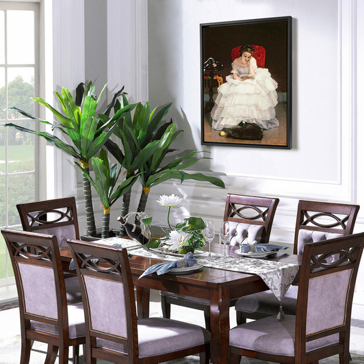 Alfred Emile Stevens,Girl Reading,large wall art,framed wall art,canvas wall art,large canvas,M5260