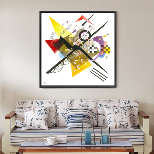 Wassily Kandinsky, Study for Auf Weiss II,canvas print,canvas art,canvas wall art,large wall art,framed wall art,p2815