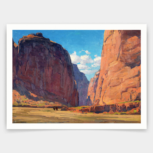 Edgar Payne,Canyon Portal,art prints,Vintage art,canvas wall art,famous art prints,V3535