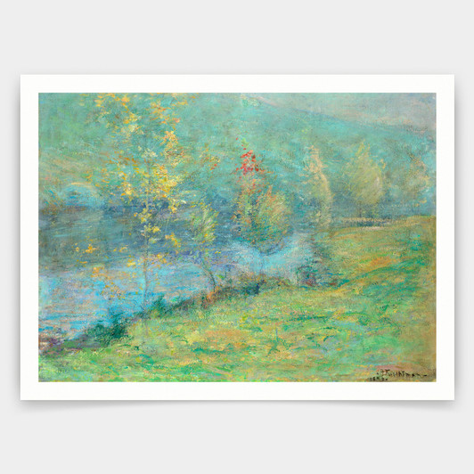 Fishing Boats at Gloucester,Misty May Morn,art prints,Vintage art,canvas wall art,famous art prints,V3726