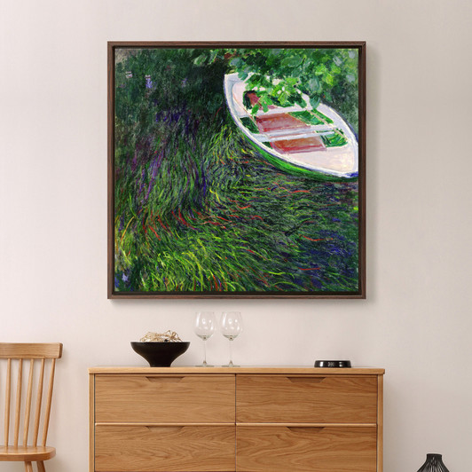 Claude Monet,La Barque,In the Norwegian,canvas print,canvas art,canvas wall art,large wall art,framed wall art,p2632