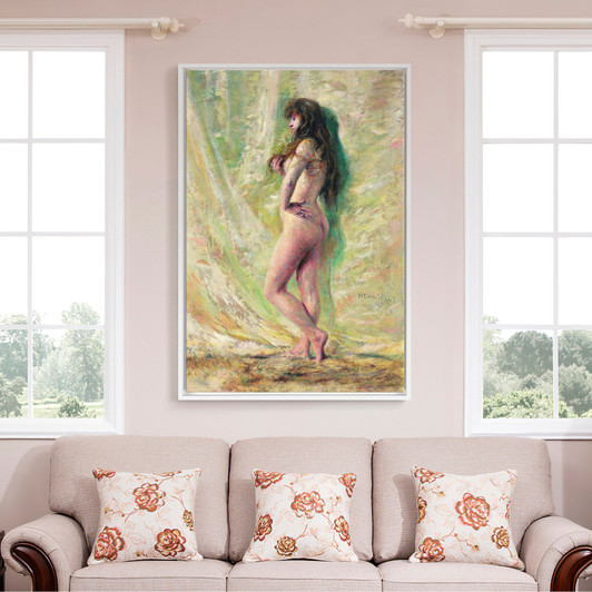 Władysław Podkowiński,Lily of the Valley,Naked girl,canvas print,canvas art,canvas wall art,large wall art,framed wall art,p2587
