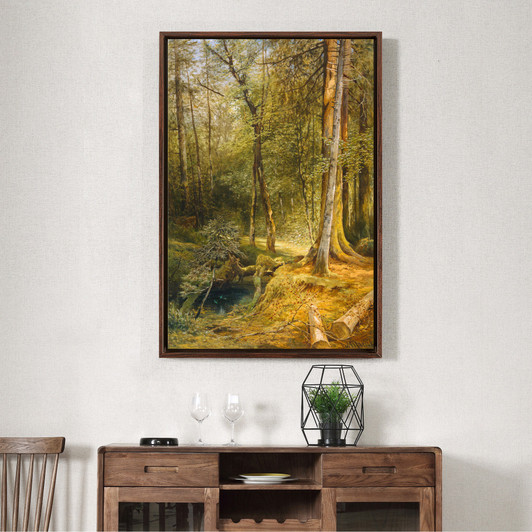 Julius Mařák,Landscape With a Swamp,Forest interior scenery,canvas print,canvas art,canvas wall art,large wall art,framed wall art,p2532
