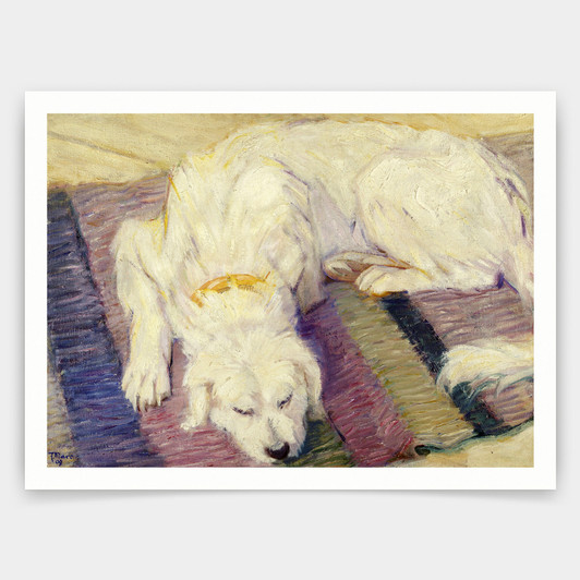 Franz Marc,Sleeping Dog,art prints,Vintage art,canvas wall art,famous art prints,V3788
