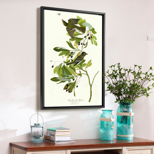John James Audubon, Small Green Crested Flycatcher,The Birds of America,canvas print,canvas art,canvas wall art,large wall art,p2466