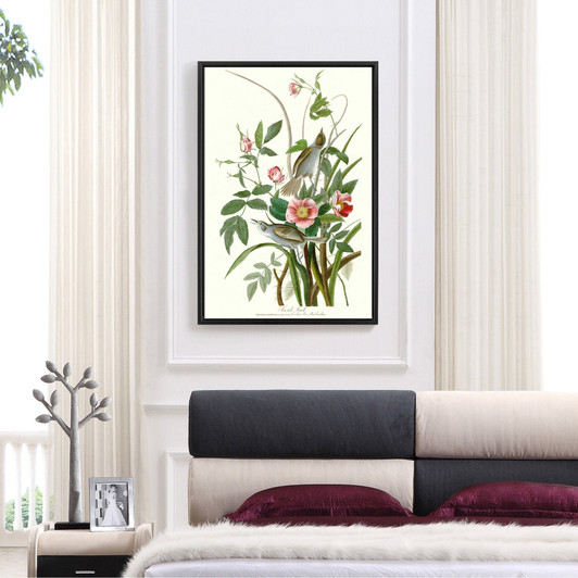 John James Audubon, Sea side Finch,The Birds of America,canvas print,canvas art,canvas wall art,large wall art,framed wall art,p2462