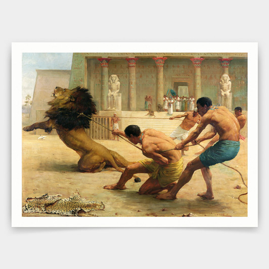 George Goodwin Kilburne,Ancient Sport,art prints,Vintage art,canvas wall art,famous art prints,V3870