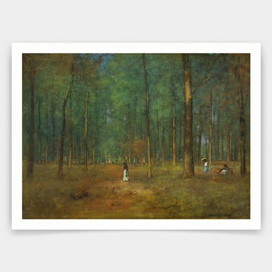 George Inness,Georgia Pines,art prints,Vintage art,canvas wall art,famous art prints,V3880