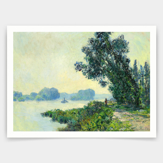 Claude Monet,The Towpath at Granval,art prints,Vintage art,canvas wall art,famous art prints,V3480
