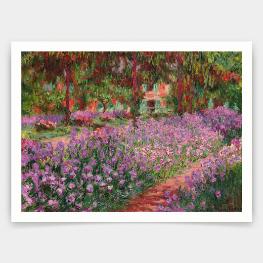Claude Monet,The Garden at Giverny,art prints,Vintage art,canvas wall art,famous art prints,V3458