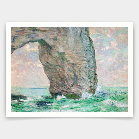 Claude Monet,La Manneporte a Etretat,art prints,Vintage art,canvas wall art,famous art prints,V3407