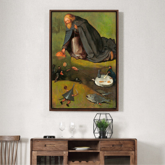 Hieronymus Bosch,The Temptation of Saint Anthony,canvas print,canvas art,canvas wall art,large wall art,framed wall art,p2247